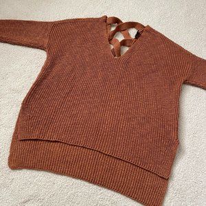 Women's Express Burnt Orange Sweater